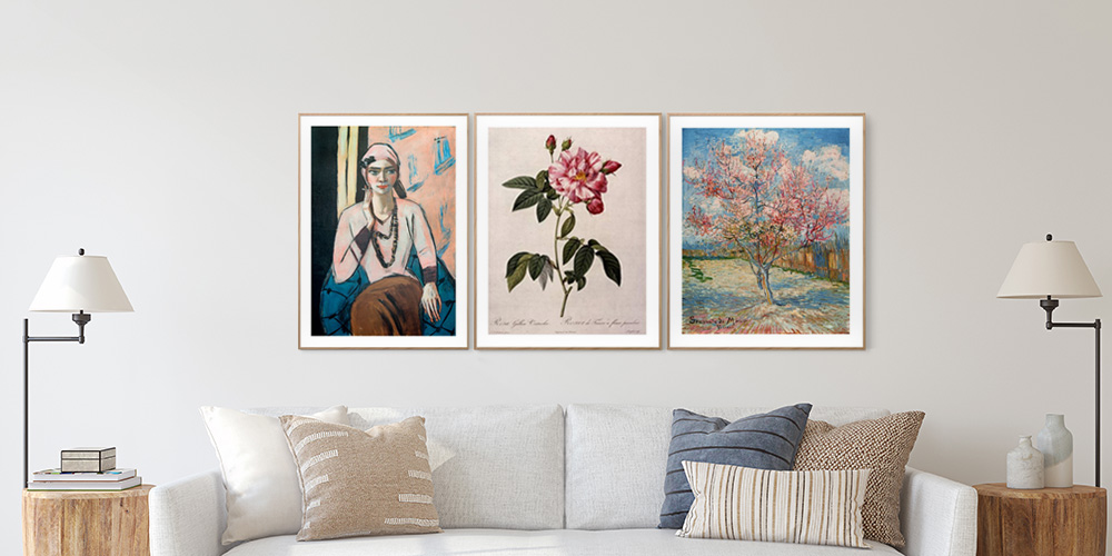 imágenes y obras de arte para la sala de estar I REPRODART.COM