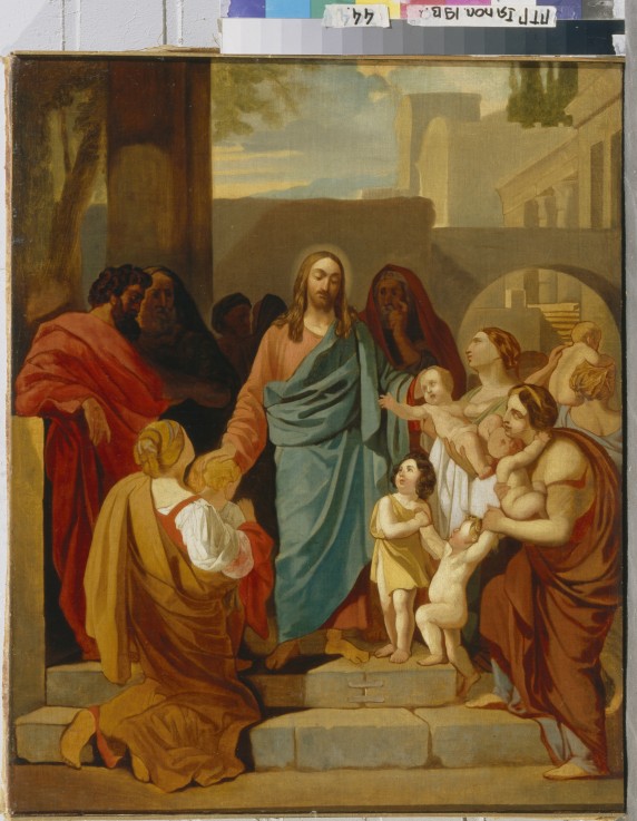 Christ Blessing the Children de Brüllow