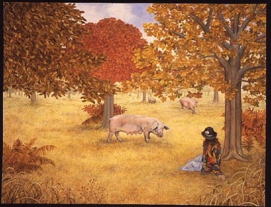 Autumn-Pigs, 1989  de Ditz 
