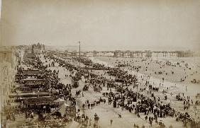 Blackpool Beach (b/w photo) 