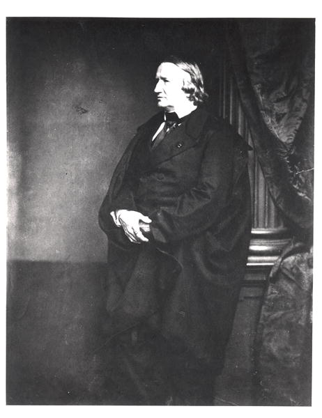 Alfred de Vigny (1797-1863) 1850s (b/w photo)  de French Photographer