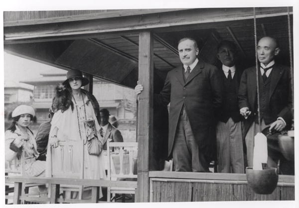 Paul Claudel (1868-1955) in Japan, 1921 (b/w photo)  de French Photographer