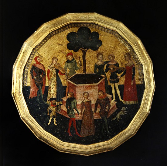 The Court of Love, c. 1380 de Italian School