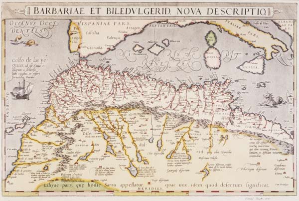 North Africa , Map Ortelius 1579 de Ortelius