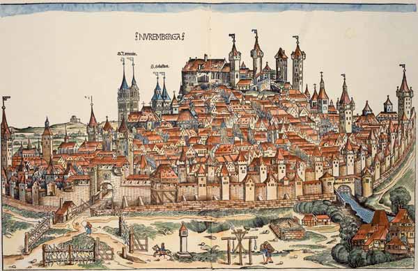Nuremberg , from: Schedel de Schedel
