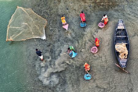 Fishermen at Canning