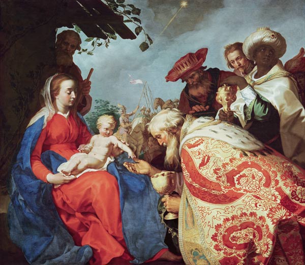 The Adoration of the Magi de Abraham Bloemaert
