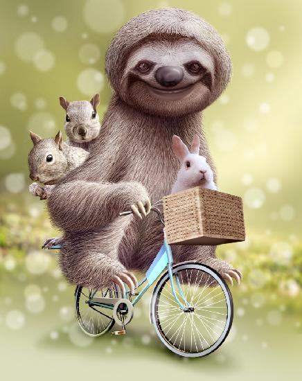 SLOTH GO RIDING