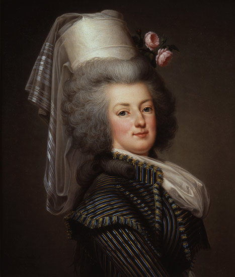 Marie-Antoinette (1755-93) of Habsbourg-Lorraine, Archduchess of Austria, Queen of France and Navarr de Adolf Ulrich Wertmuller