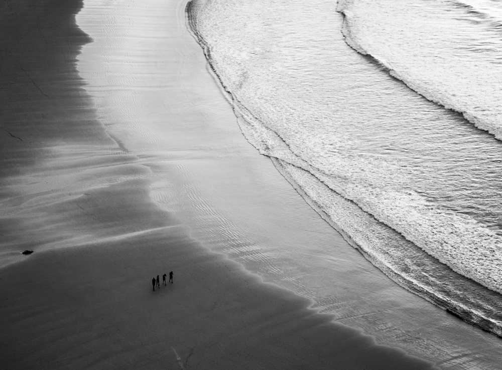 Foursome on the beach de Adolfo Urrutia