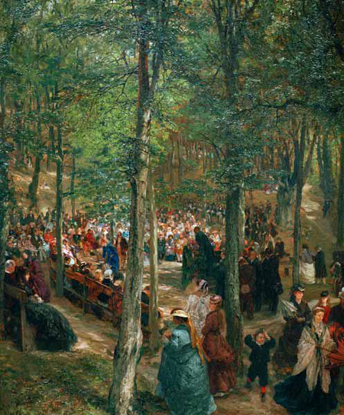 Prêche en plein air at Kösen