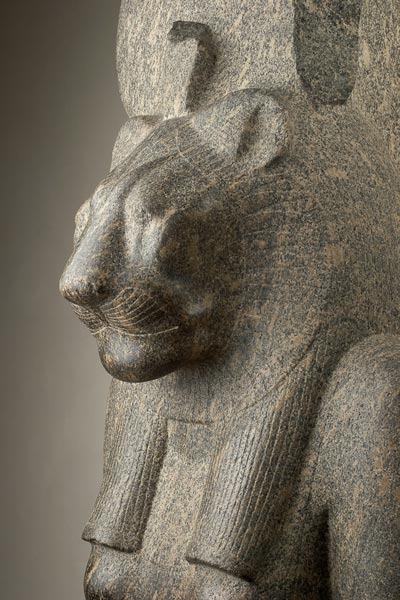 Statue der Göttin Sachmet (Detail) de Ägyptisch
