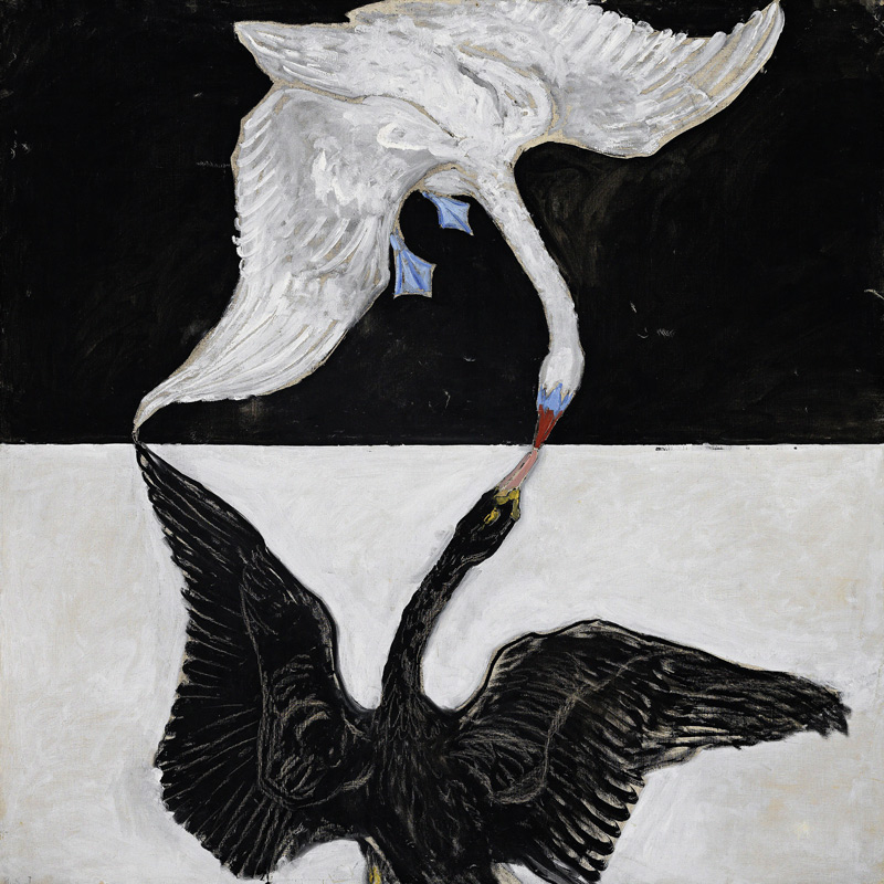 Group IX/SUW, No. 1, The Swan, No. 1 de Hilma Af Klint