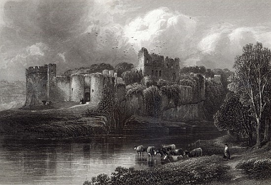 Chepstow Castle; engraved by R. Hinshelwood, printed Cassell & Company LtdWimperis de (after) Edmund Morison