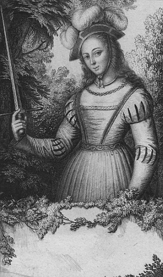 Portrait of Joan of Arc (1412-31) de (after) French School