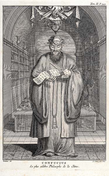 Kong-Fu-Tse, or Confucius, the Most Celebrated Philosopher of China; engraved by Henry Fletcher (fl. de (after) Honbleau