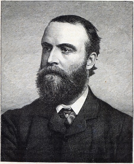 Charles Stewart Parnell, engraving after a photograph by William Lawrence de (after) Irish Photographer