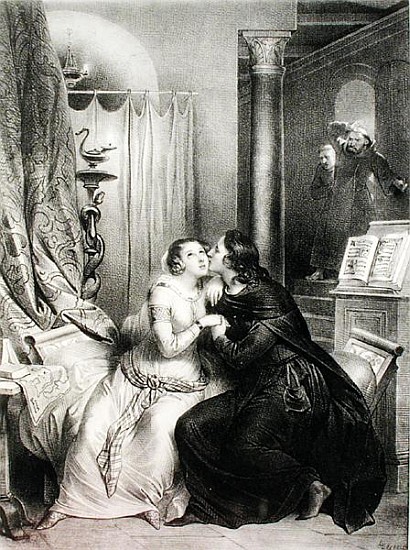 Heloise and Abelard de (after) Achille Deveria