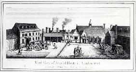 North View of Arundel House in London etched by Wenceslaus Hollar in 1646 and published in 1792