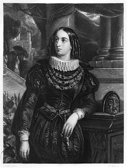 Lelia, illustration from ''Lelia'' George Sand (1804-76) ; engraved by John Henry Robinson (1796-187 de (after) Francois Gabriel Guillaume Lepaulle