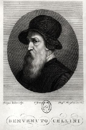 Portrait of Benvenuto Cellini (1500-71) ; engraved by Rafaello Morghen (1758-1833) 1822