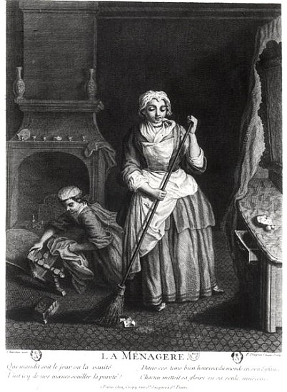 The Housekeeper de (after) Jean-Baptiste Simeon Chardin