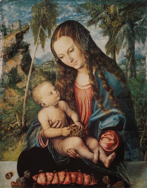 Madonna under the fir tree, c.1510 de Lucas Cranach el Viejo