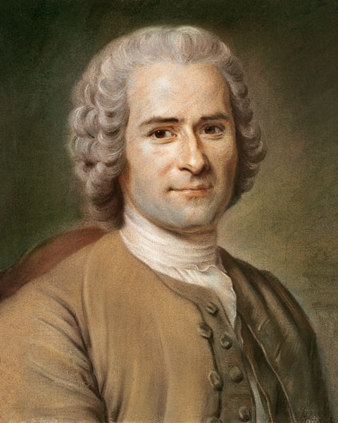 Jean-Jacques Rousseau (1712-78) after 1753 de (after) Maurice Quentin de la Tour