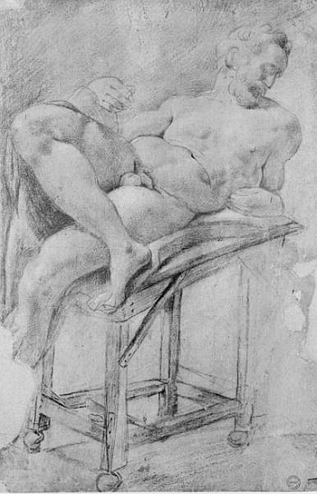 Model of Evening de (after) Michelangelo Buonarroti