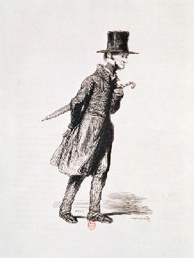 The Employee, from ''Les Francais peints par eux-memes''; engraved by Guillaumot, Paris, c.1850