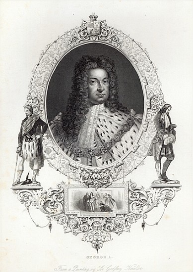 George I de (after) Sir Godfrey Kneller