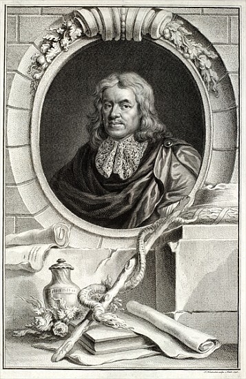 Thomas Sydenham; engraved by Jacobus Houbraken (1698-1780) published by  in Amsterdam de (after) Sir Peter Lely