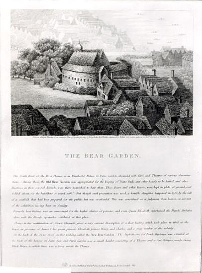 Bear Garden de (after) Wenceslaus Hollar