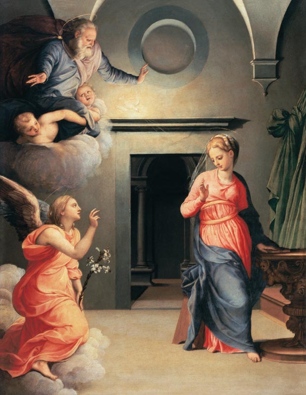 A.Bronzino, Annunciation to Mary de Agnolo Bronzino