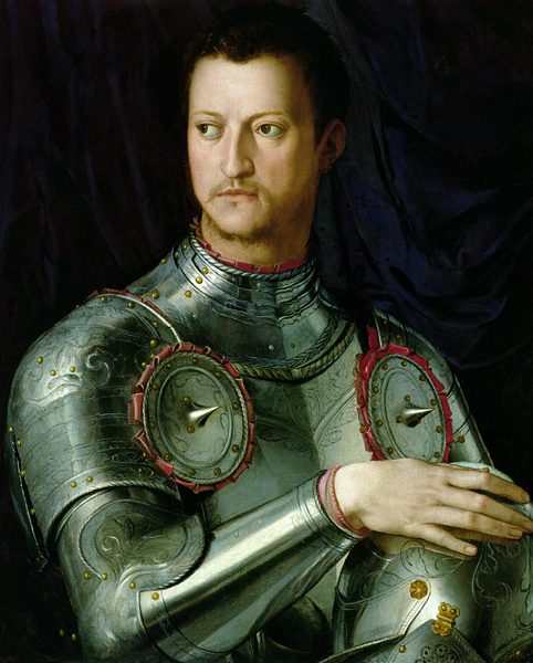 Portrait of Cosimo I (1519-74) de Medici de Agnolo Bronzino