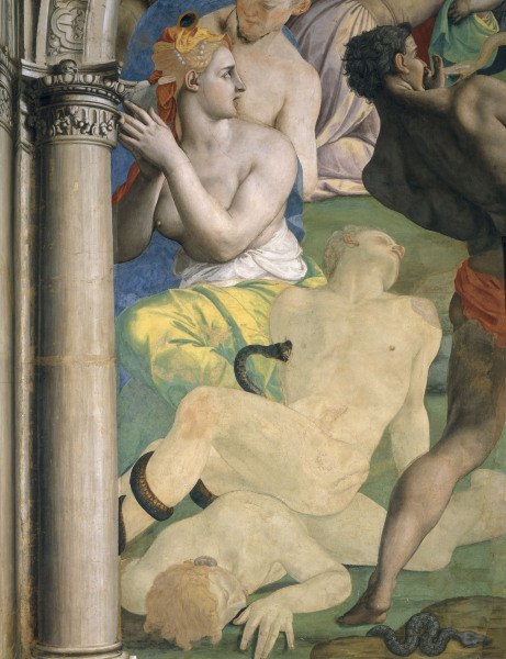 A.Bronzino, Brass Serpent, section de Agnolo Bronzino
