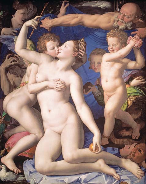 An Allegory with Venus and Cupid de Agnolo Bronzino