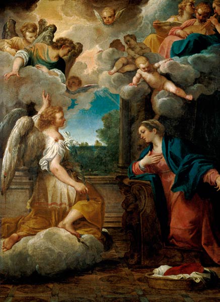 The Annunciation de Agostino Carracci