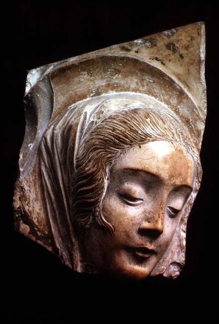 Head of a Madonna, fragment de Agostino d'Antonio  di Duccio