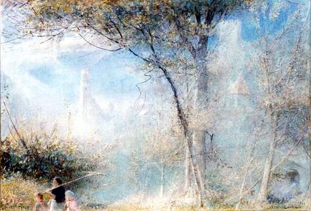 Merano, Northern Italy de Albert Goodwin