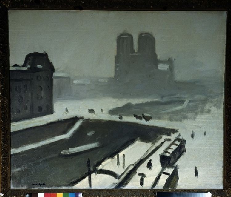 Notre Dame en invierno de Albert Marquet