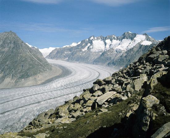 Schweiz - Aletsch Gletscher im Kanton Wallis de Albert Riethausen