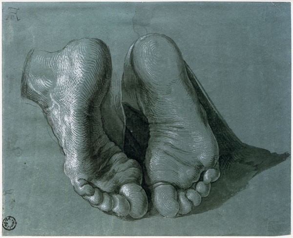Study of Two Feet de Alberto Durero