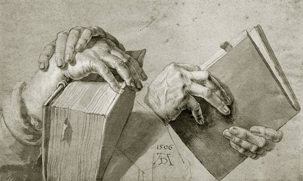 A.Dürer / Study of hands de Alberto Durero