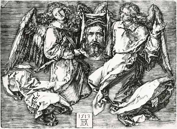 The cloth of Veronica / Dürer / 1513 de Alberto Durero