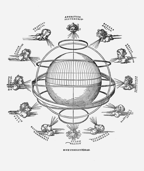 A.Dürer, Armillary Sphere /Woodcut/ 1525 de Alberto Durero