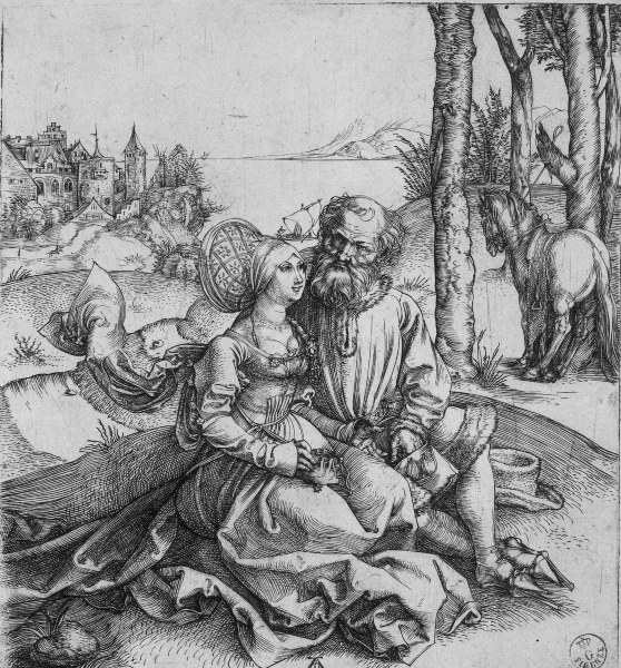 A.Dürer, Der Liebesantrag de Alberto Durero