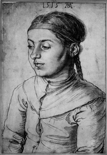 A.Dürer, Port.of a Young Girl / 1515 de Alberto Durero