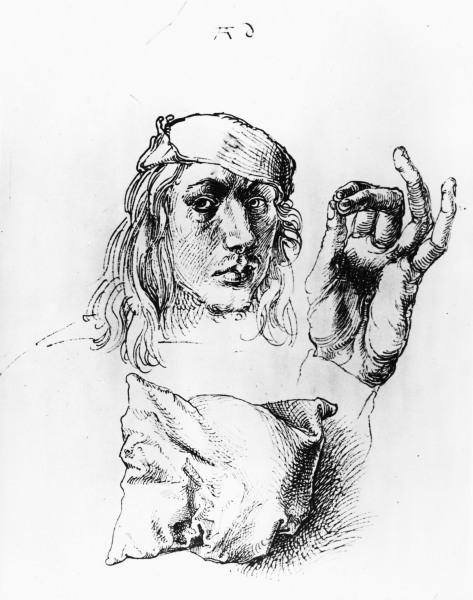 Albrecht Dürer / Self-portrait / c.1490 de Alberto Durero