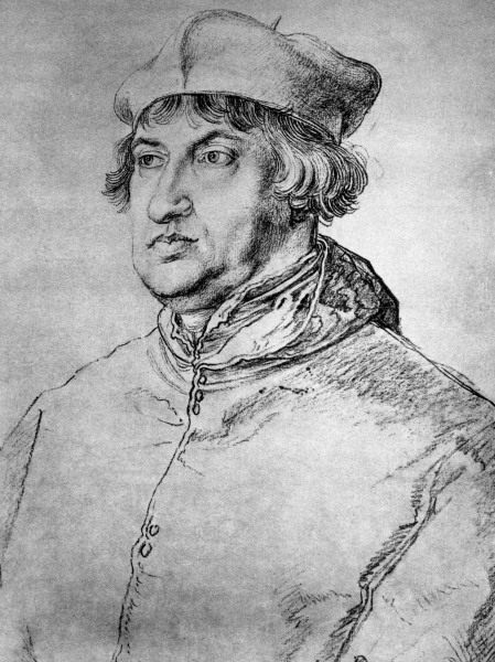 Albrecht von Brandenburg / Dürer de Alberto Durero